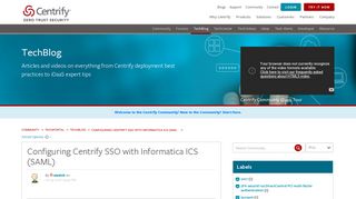 
                            10. Configuring Centrify SSO with Informatica ICS - Centrify Community