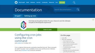 
                            6. Configuring cron jobs using the cron command | Drupal 7 guide on ...