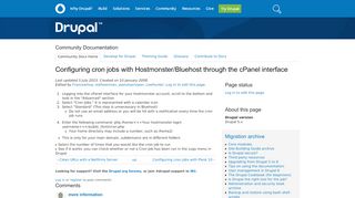 
                            10. Configuring cron jobs with Hostmonster/Bluehost through the cPanel ...
