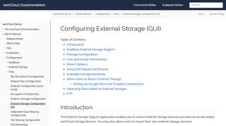 
                            5. Configuring External Storage (GUI) — ownCloud 10.0.10 Server ...