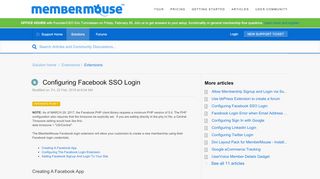 
                            7. Configuring Facebook SSO Login : MemberMouse Support