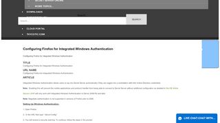 
                            9. Configuring Firefox for Integrated Windows Authentication