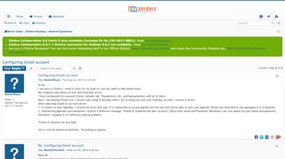 
                            5. Configuring Gmail account - Zimbra Forums