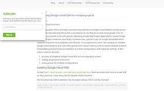
                            11. Configuring Google Cloud SDK for multiple projects - The swamp