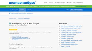 
                            7. Configuring Google+ Login : MemberMouse Support