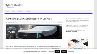 
                            5. Configuring LDAP Authentication on CentOS 7 - Tyler's Guides