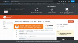 
                            4. Configuring Lubuntu to run a script when LXDE starts - Ask Ubuntu