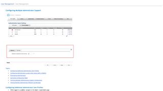 
                            2. Configuring Multiple Administrator Support - SonicWall