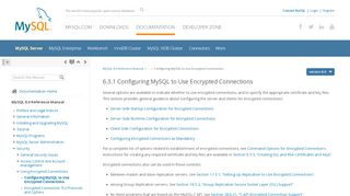 
                            2. Configuring MySQL to Use Encrypted Connections