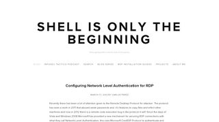 
                            2. Configuring Network Level Authentication for RDP