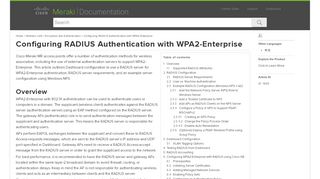 
                            8. Configuring RADIUS Authentication with WPA2-Enterprise - Cisco ...