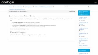 
                            10. Configuring SAML for IBM SmartCloud - Knowledge Base ...
