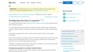 
                            3. Configuring Security in Logstash | Logstash Reference [6.7] | Elastic