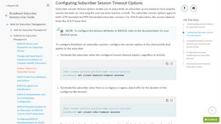 
                            5. Configuring Subscriber Session Timeout Options - Juniper Networks