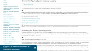 
                            4. Configuring System Message Logging - Cisco