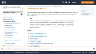 
                            3. Configuring the AWS CLI - AWS Command Line Interface