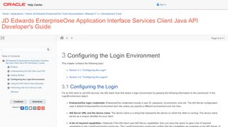 
                            3. Configuring the Login Environment - Oracle Docs