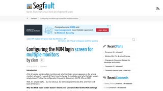 
                            7. Configuring the MDM login screen for multiple monitors ... - Linux Mint