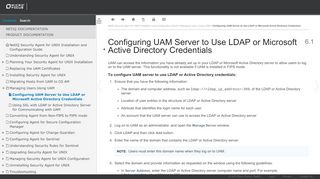 
                            13. Configuring UAM Server to Use LDAP or Microsoft Active Directory ...