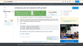 
                            2. configuring user and password with git bash - Stack Overflow