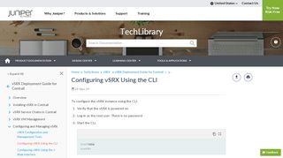
                            8. Configuring vSRX Using the CLI - TechLibrary - Juniper Networks