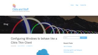
                            7. Configuring Windows to behave like a Citrix Thin Client – Citrix and Stuff