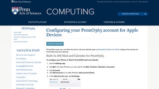 
                            6. Configuring your PennO365 account for Apple Devices | Arts ...