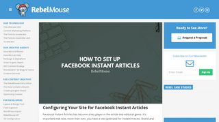 
                            10. Configuring Your Site for Facebook Instant Articles - RebelMouse