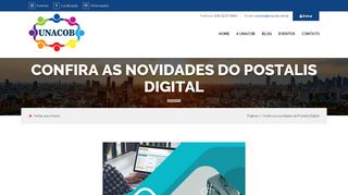 
                            12. Confira as novidades do Postalis Digital - UNACOB