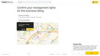 
                            9. Confirm your management rights for this business listing - Yandex