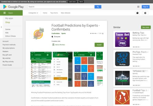 
                            7. Confirmbets - Football Predictions by Experts - Apps on Google Play