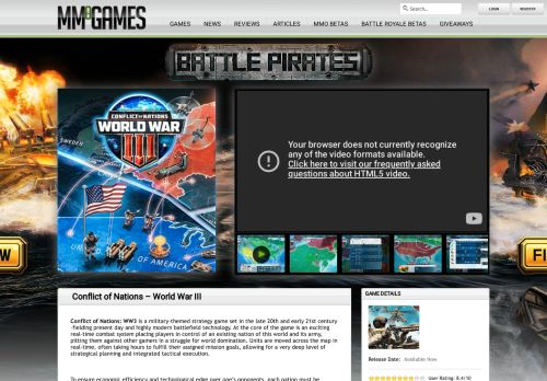 
                            13. Conflict of Nations - Modern War - MMOGames.com