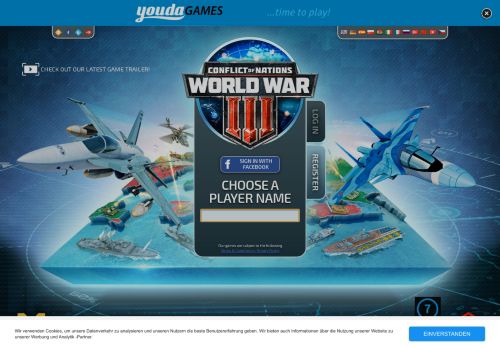
                            3. Conflict Of Nations: Modern War - Spiel gratis Online | Youdagames.com