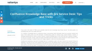 
                            12. Confluence Knowledge Base with Jira Service Desk: Tips and Tricks ...