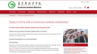 
                            11. Confucius Institute scholarship - Konfuzius-Institut München