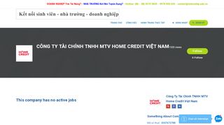 
                            11. Công Ty Tài Chính TNHH MTV Home Credit Việt Nam - Thực tập ...