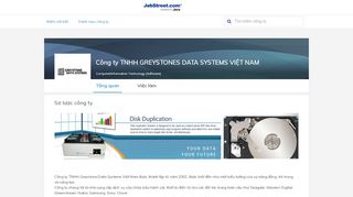 
                            4. Công ty TNHH GREYSTONES DATA SYSTEMS VIỆT NAM - JobStreet