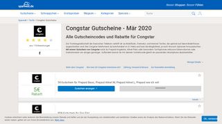 
                            10. Congstar Gutschein | Handy-Tarifcheck | SPARWELT