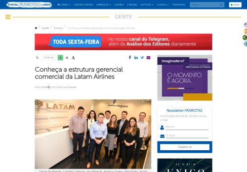 
                            13. Conheça a estrutura gerencial comercial da Latam Airlines | Turismo ...