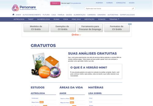 
                            12. Conheça já os serviços gratuitos do Personare.