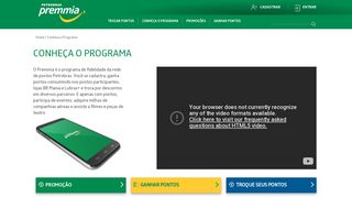 
                            8. Conheça o Programa | Site Premmia - Petrobras Premmia