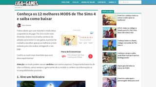 
                            10. Conheça os 12 melhores MODS de The Sims 4 e saiba como baixar ...
