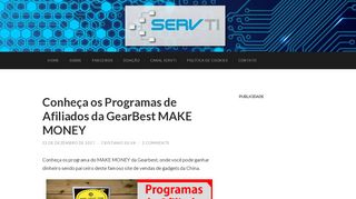 
                            5. Conheça os Programas de Afiliados da GearBest MAKE MONEY - Servti