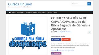 
                            4. CONHEÇA SUA BÍBLIA DE CAPA A CAPA, estudo da Bíblia Sagrada ...