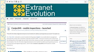 
                            8. ConjectMI - mobile inspections - launched - Extranet Evolution
