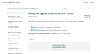 
                            6. conjectPM App for Smartphones and Tablets – ORACLE Conject PM ...