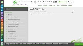 
                            4. conMOBILE (login)::Rechnungswesen::BOKU