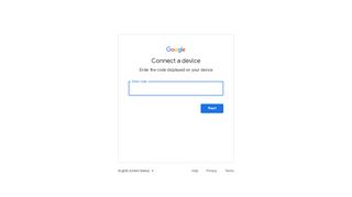 
                            1. Connect a device - Sign in - Google Accounts