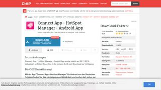 
                            5. Connect App - HotSpot Manager - Android App - Download - CHIP