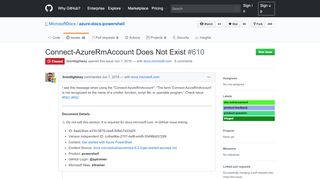 
                            7. Connect-AzureRmAccount Does Not Exist · Issue #610 ... - GitHub
